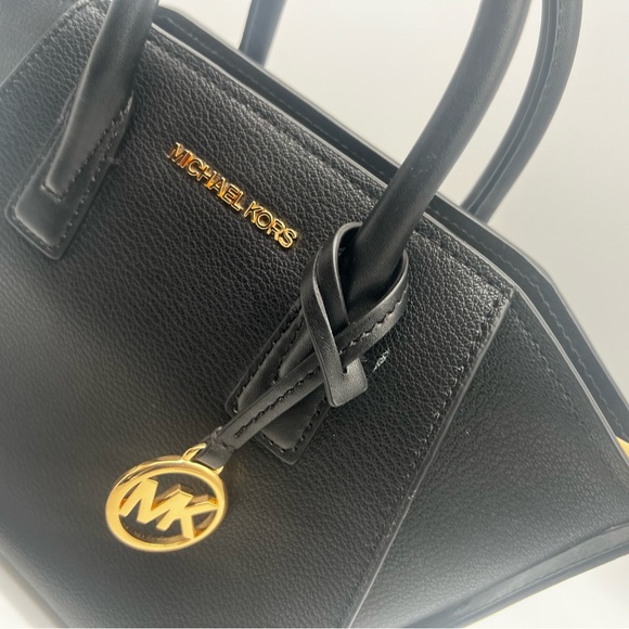 MICHAEL KORS Avril Small Leather Top-Zip Satchel, Style 35F1G4VM2L Pristine Bag - Picture 6 of 17